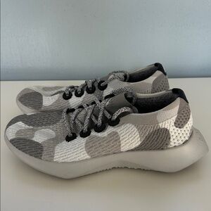 Allbirds Tree Dasher 2 Blizzard Light Gray Camo Sneaker